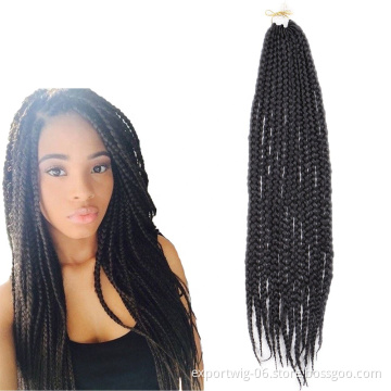 Cheap wholesale synthetic dreadlack faux locs crochet hair extension men crochet box braids